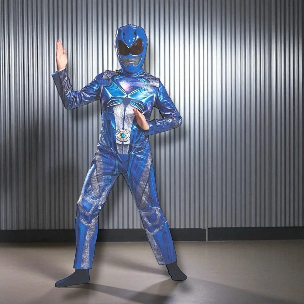 Power Rangers Blue Ranger Costume‎ Kids L (10-12yrs)